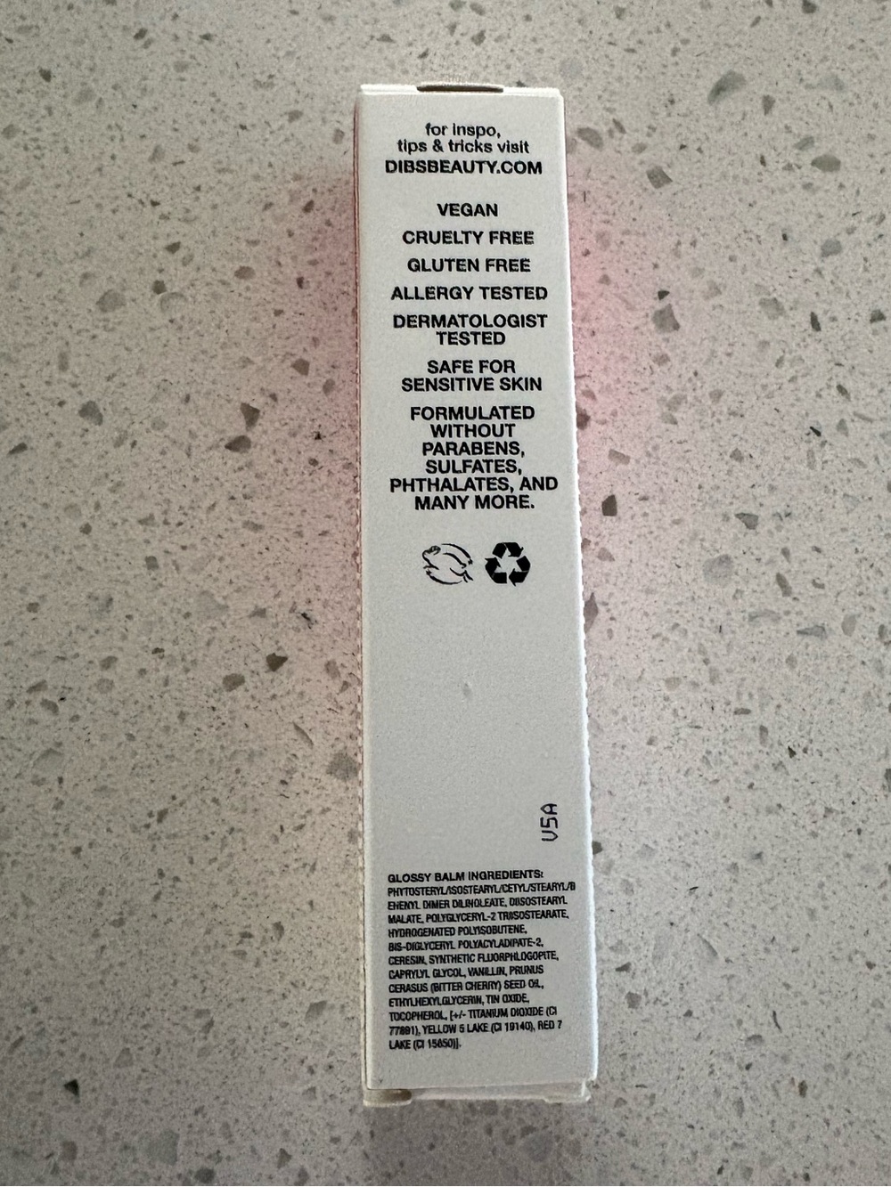dibs Go To Glossy Balm - Pink & White Packaging - Picture 3 of 3